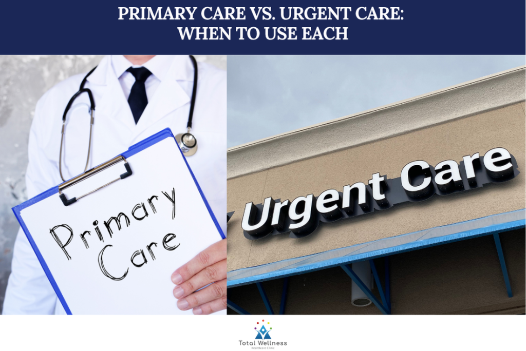 Primary Care vs. Urgent Care When to Use Each